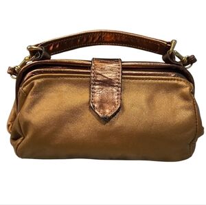 MARCO AVANE BRONZE SHOULDER/CROSSBODY BAG. BRONZE.